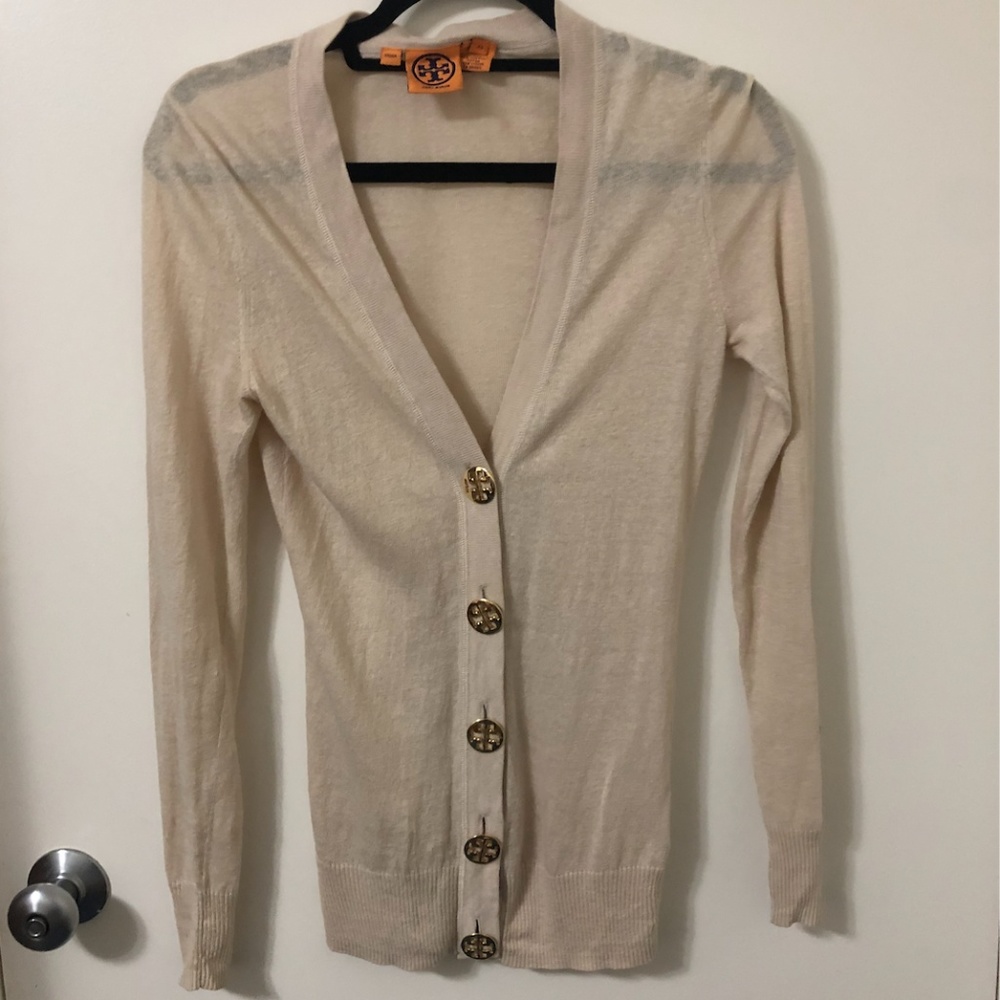 Tory Burch Beige Cardigan